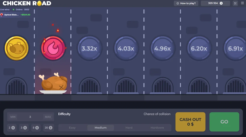 Chicken Road Jeu